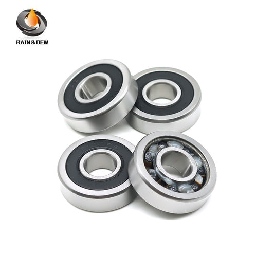 (6PCS) Bicycle Hybrid Ceramic Ball Bearing 16100 2RS CB Bicycle-specific 10x28x8mm Bicycle Hub Bearing Si3N4 Ceramic ABEC-9