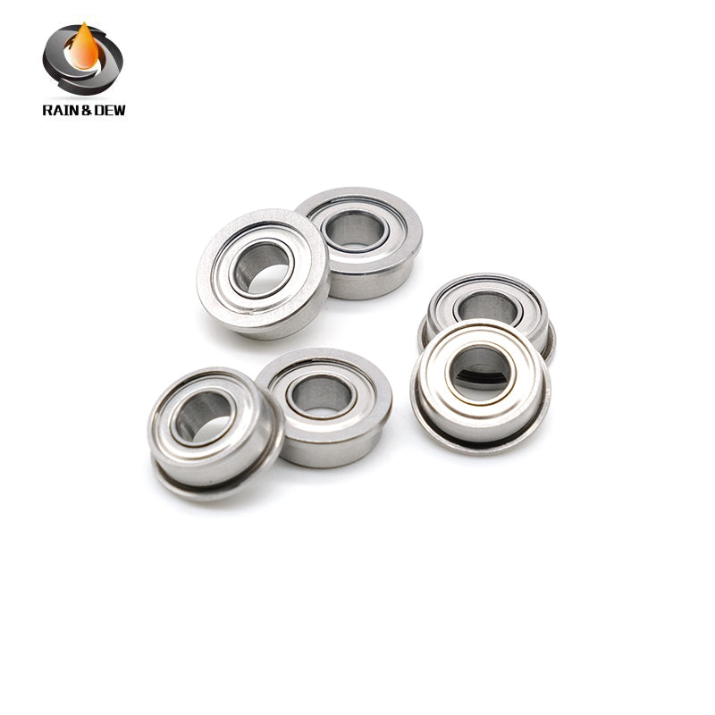 10PCS Precision F685ZZ Flanged Bearing with Shield 5X11X5 mm  for Easy Mounting & Positioning
