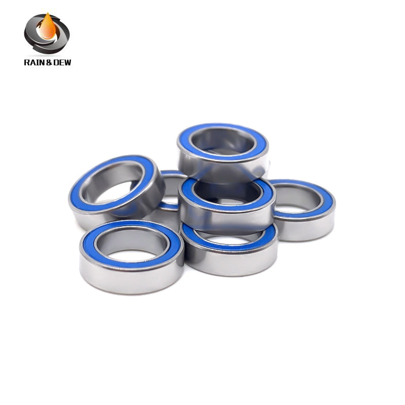 MR117RS-Blue Bearing ABEC-7 (10PCS) 7X11X3 mm Miniature MR117-2RS Ball Bearings Blue Rubber Sealed