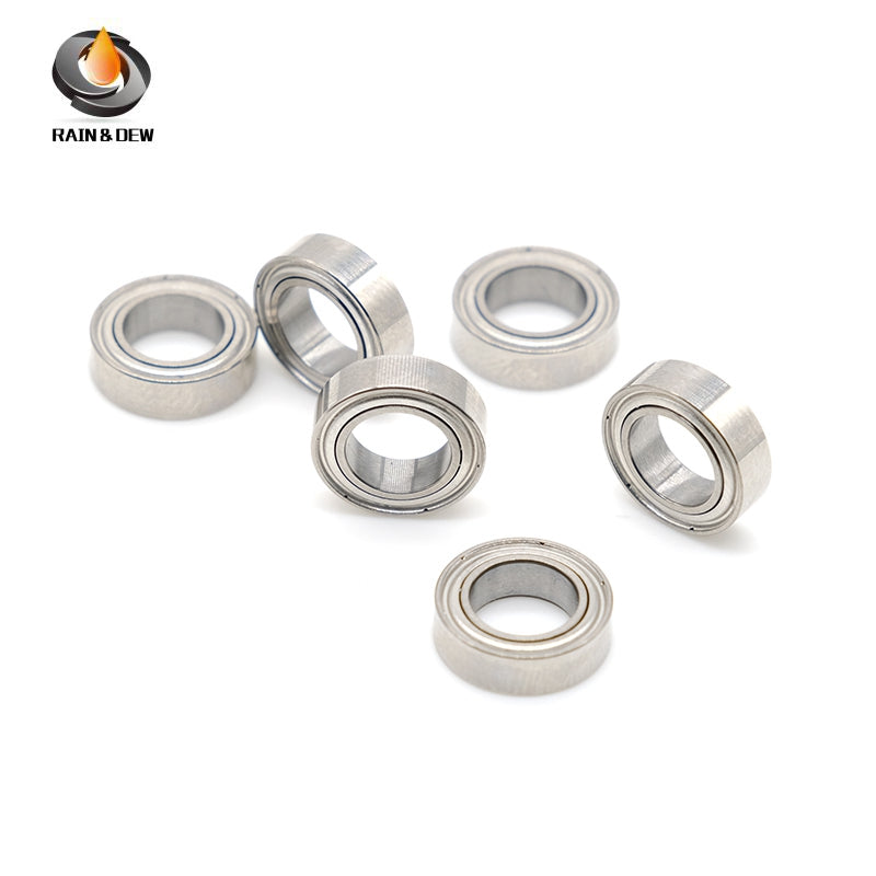 10Pcs MR105ZZ ABEC-9 Bearings, 5x10x4 mm High-Speed Nail Drill Handpiece Bearings - No Heat, Longer Life, More Stable & Smooth