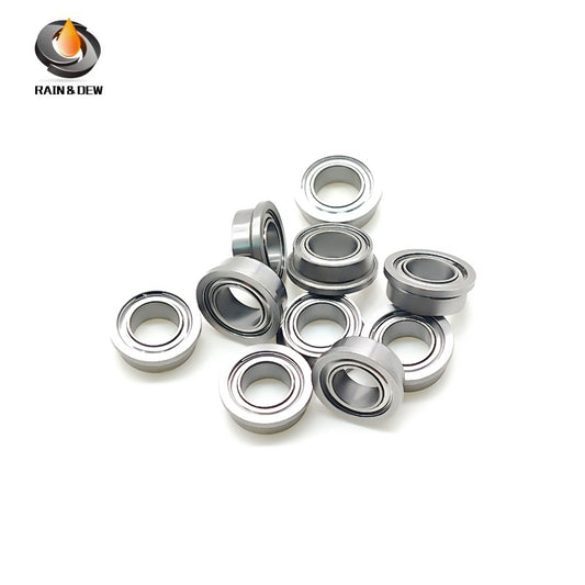 FR188ZZ Flange Bearing 6.35x12.7x4.762 mm 10 PCS Inch Flanged FR188ZZ Ball Bearings