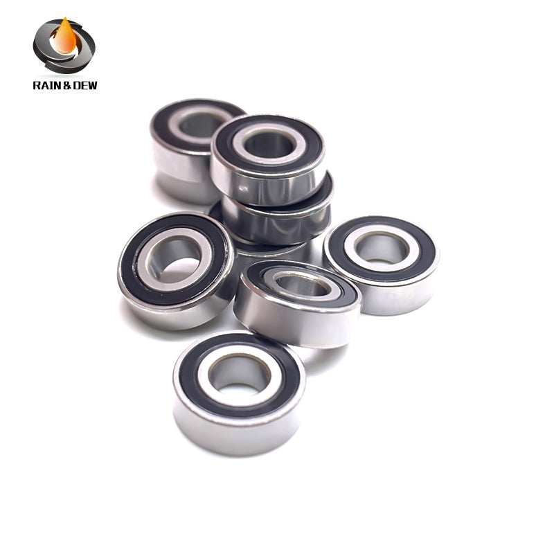 MR125RS Bearing ABEC-7 (10PCS) 5x12x4 mm Miniature MR125-2RS Ball Bearings Black Rubber Sealed