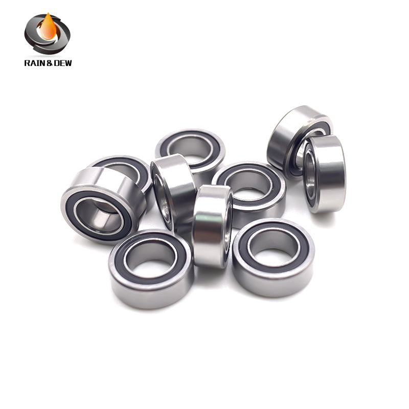 MR116RS Bearing ABEC-7 (10PCS) 6x11x4 mm Miniature MR116-2RS Ball Bearings Black Rubber Sealed