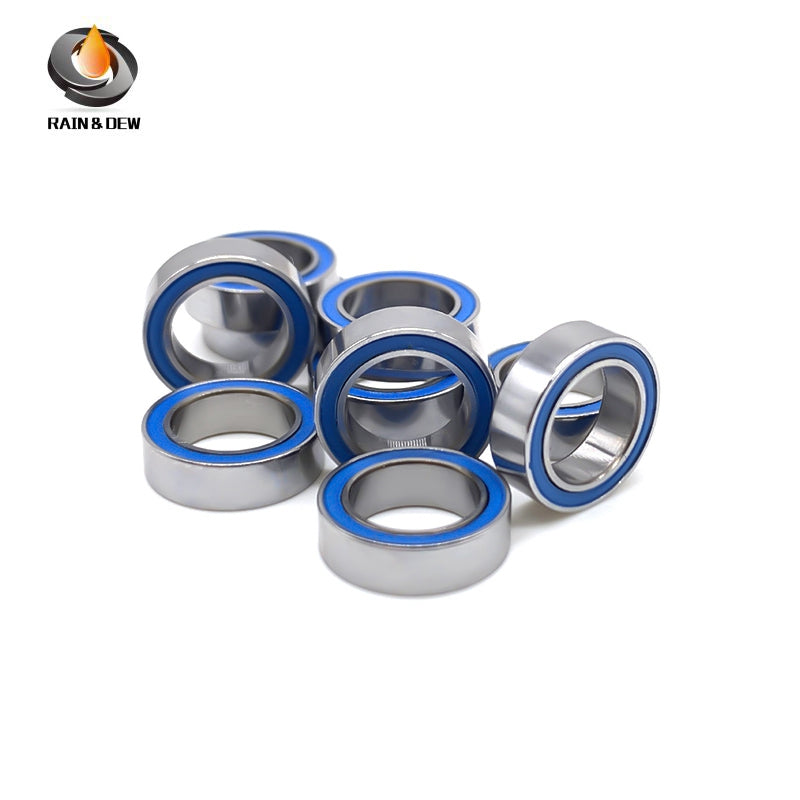 MR137RS-Blue Bearing ABEC-7 (10PCS) 7X13X4 mm Miniature MR137-2RS Ball Bearings Blue Rubber Sealed