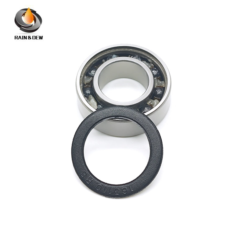 (6PCS) Bicycle Hybrid Ceramic Ball Bearing 163110 2RS CB Bicycle-specific 16x31x10mm Bicycle Hub Bearing Si3N4 Ceramic ABEC-9