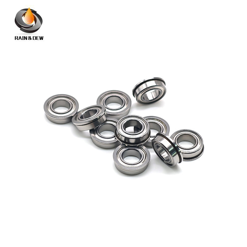 10PCS MF117ZZ 7X11X3mm Miniature Flange Bearings  ABEC-7 Double Metal Shielded,Chrome Steel for 3D Printers & Small Mechanisms