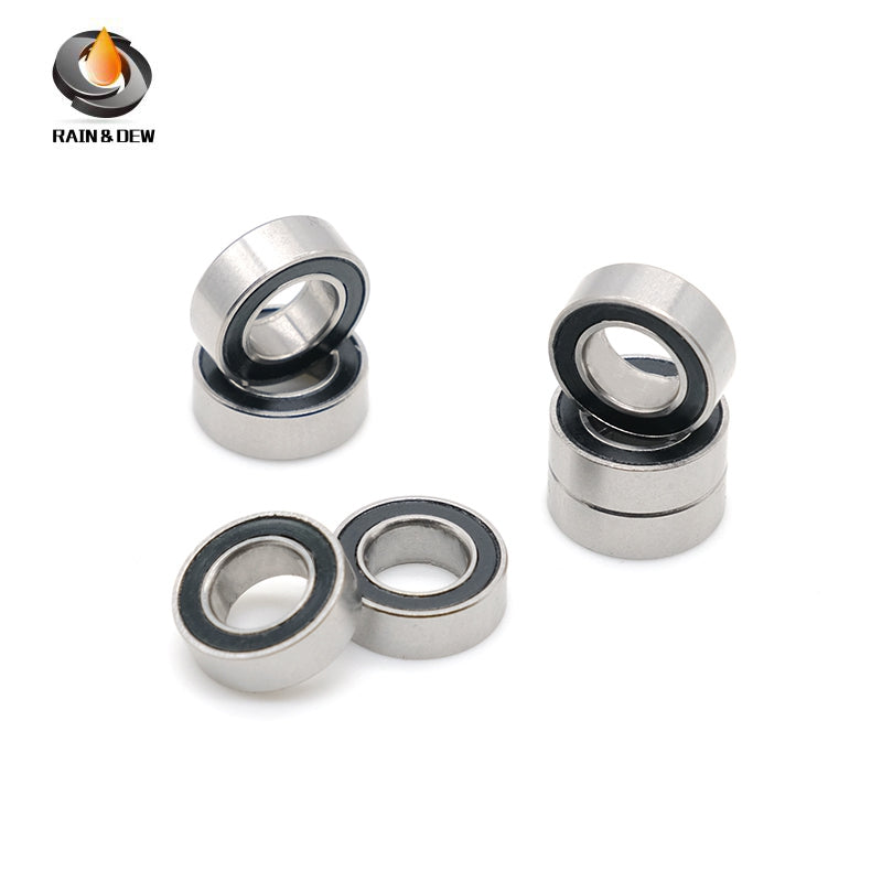 10PCS SMR95RS	5x9x3mm Bearing  ABEC-7  Stainless Steel Ball Bearings Black Rubber Sealed For Fishing or Tiny Model Toys