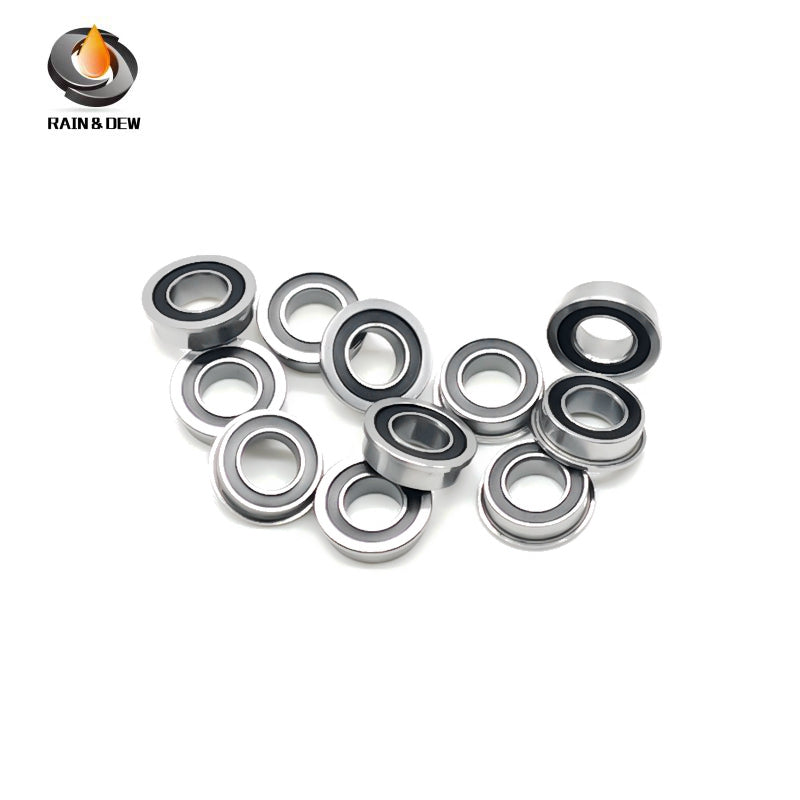 10Pcs MF95RS Bearing 5X9X3 mm  ABEC-7 Flanged Miniature MF95RS Ball Bearings For  3D Printer