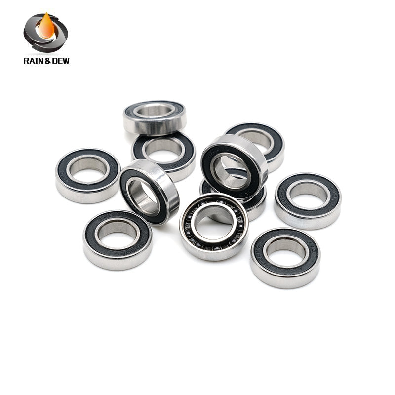 10PCS 6801RS CB 12x21x5mm Hybrid Ceramic Si3N4 Ball Bearing Bicycle Bottom Brackets & Spares Rear wheel 6801 2RS Bearings