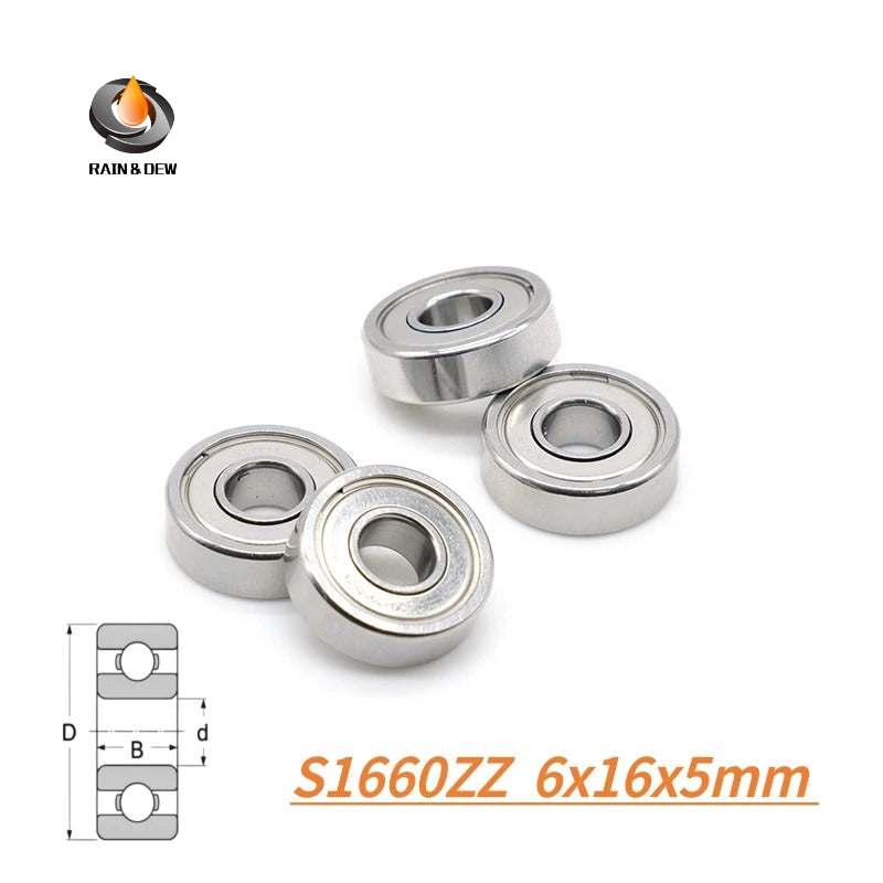 8Pcs RC Car Upgrade Parts For Traxxas 1/10 Maxx Maxx Slash CNC Aluminum Alloy Replacement Accessories Kit 6x16x5 12x18x4