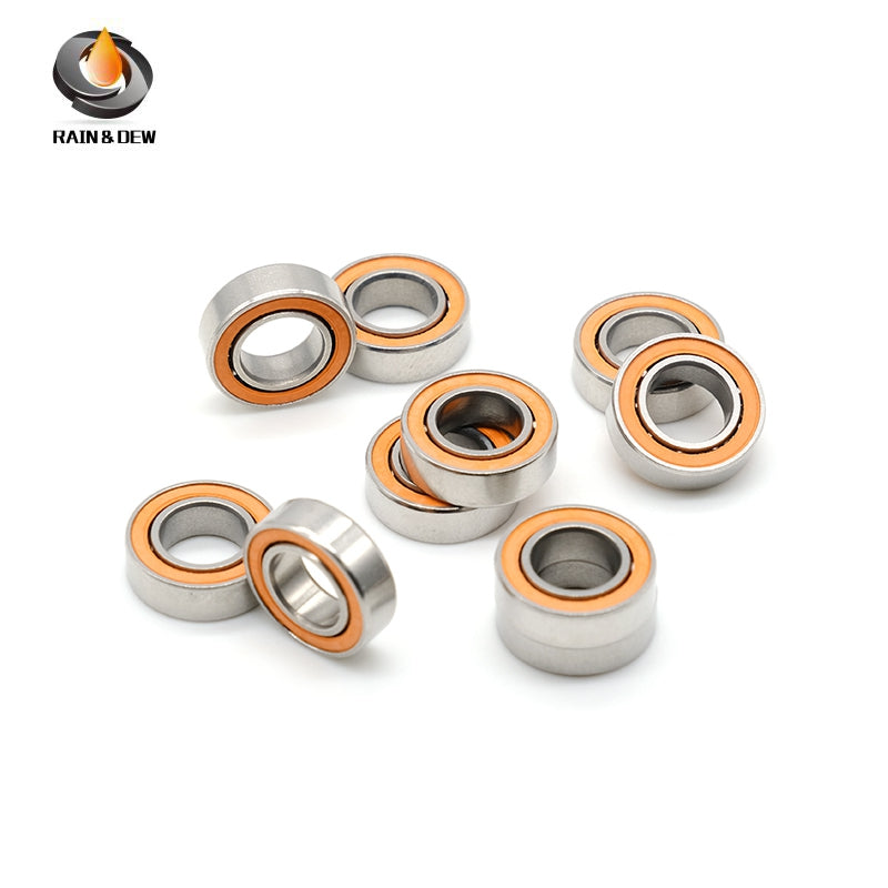 10Pcs SMR137RSCB  7*13*4mm  Stainless Steel hybrid Si3N4 ceramic ball bearing Without Grease Fast Turning  ABEC-7