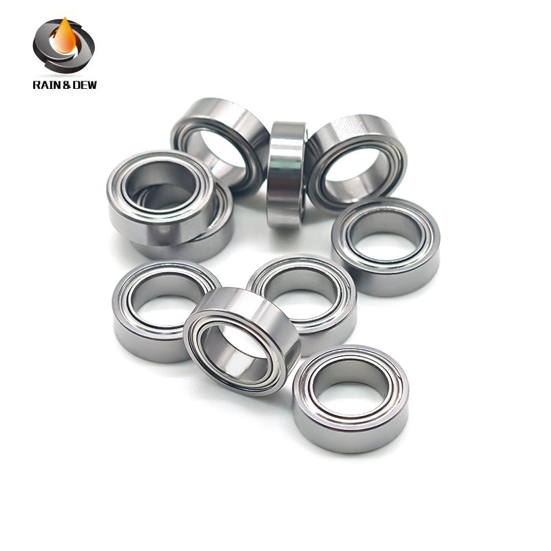 R1810ZZ Bearing 10PCS 7.938X12.7X3.967mm Double Shielded Motor Miniature R1810ZZ Ball Bearings