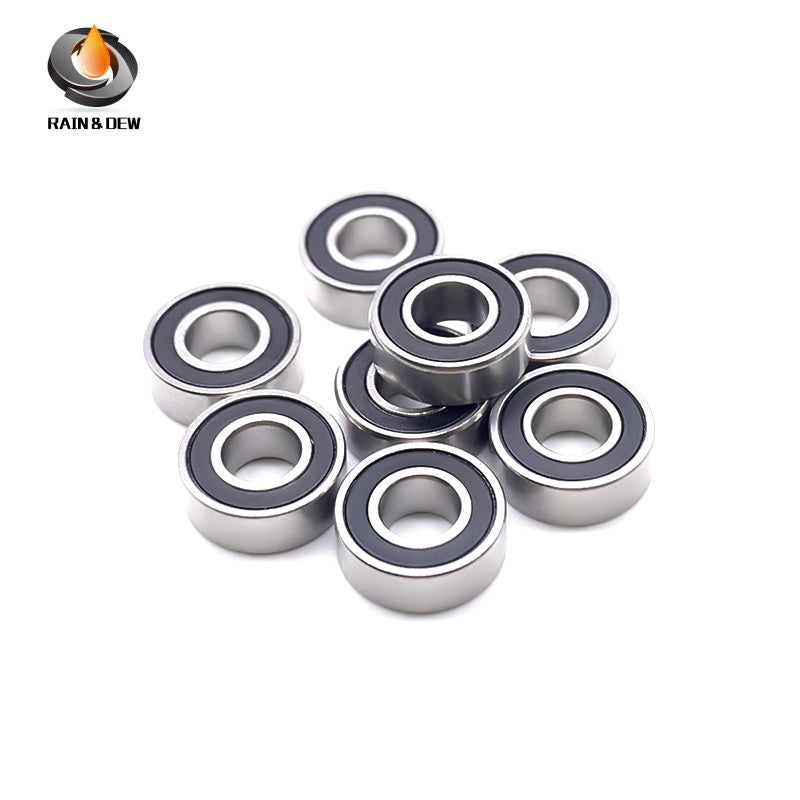 MR85RS Bearing ABEC-7 (10PCS) 5X8X2.5 mm Miniature MR85-2RS Ball Bearings Black Rubber Sealed