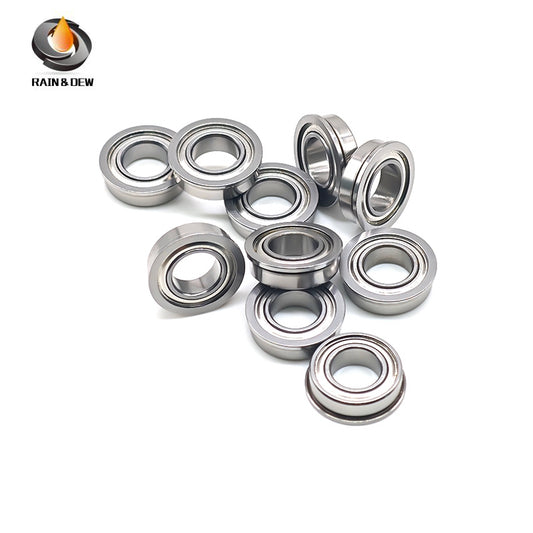 10PCS MF117ZZ 7X11X3mm Miniature Flange Bearings  ABEC-7 Double Metal Shielded,Chrome Steel for 3D Printers & Small Mechanisms