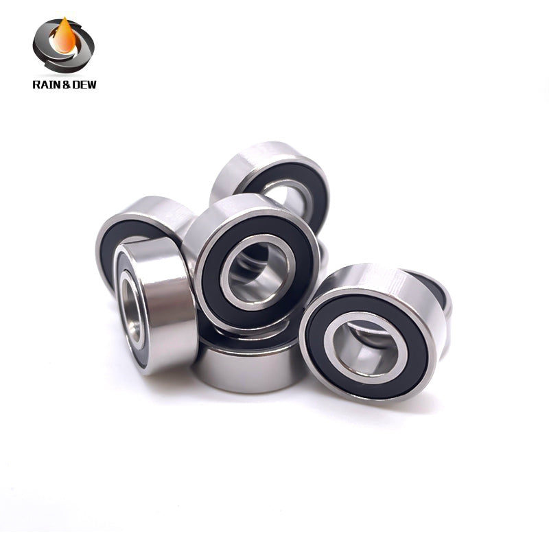 MR115RS Bearing ABEC-7 (10PCS) 5x11x4 mm Miniature MR115-2RS Ball Bearings Black Rubber Sealed