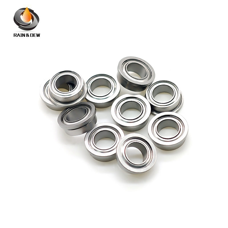 FR188ZZ Flange Bearing 6.35x12.7x4.762 mm 10 PCS Inch Flanged FR188ZZ Ball Bearings