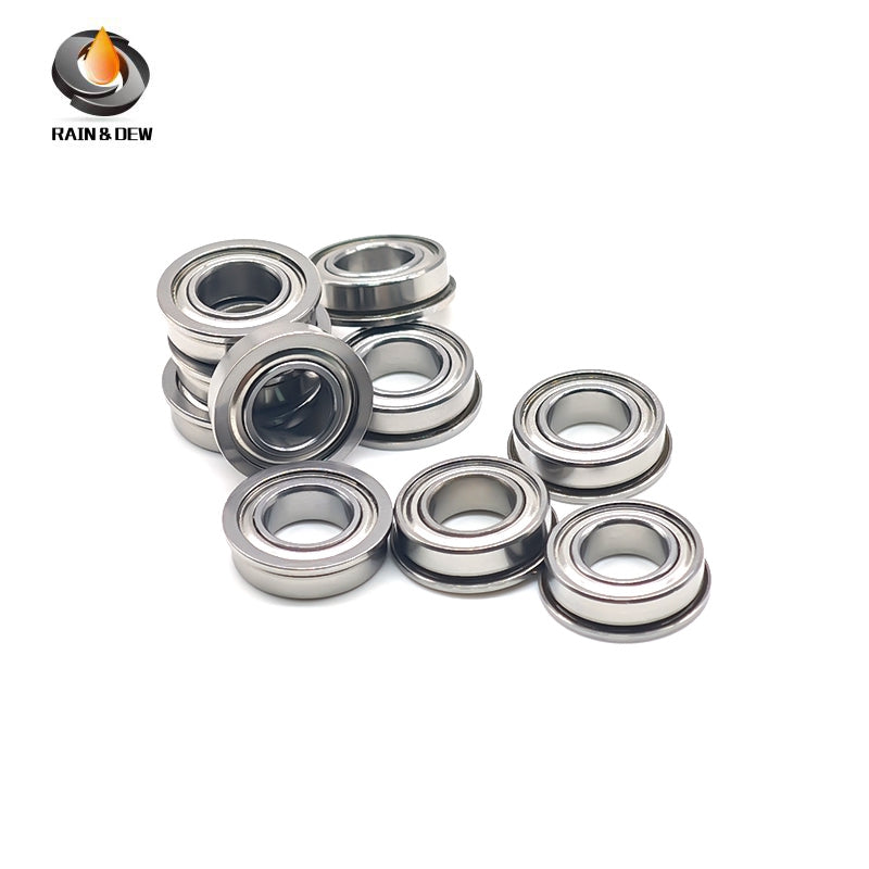 10PCS MF117ZZ 7X11X3mm Miniature Flange Bearings  ABEC-7 Double Metal Shielded,Chrome Steel for 3D Printers & Small Mechanisms