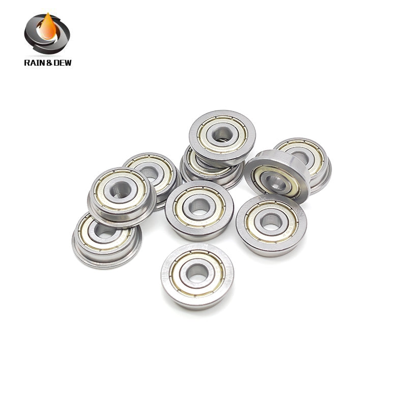 10PCS F627ZZ  7X22X7mm  Miniature Flange Bearings  ABEC-7 Double Metal Shielded,Chrome Steel for 3D Printers & Small Mechanisms