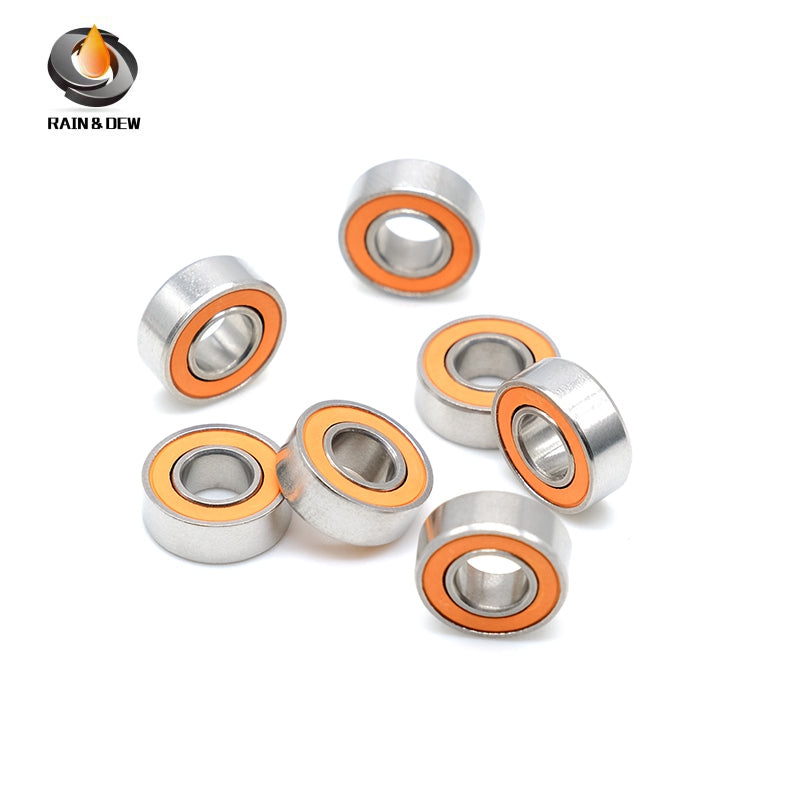 10Pcs SMR115RSCB 5*11*4mm  Stainless Steel hybrid Si3N4 ceramic ball bearing Without Grease Fast Turning  ABEC-7