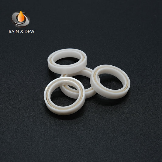 1/2Pcs  6702CE  15*21*4mm Full Ceramic Bearing  ABEC-9 Zirconia Ceramic Deep Groove Ball Bearings for Fishing Reel