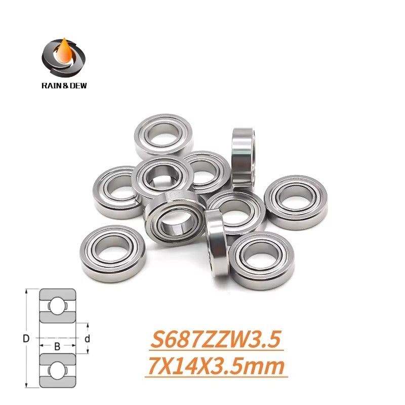 Sealed Ball Bearing Kit For Axial 1/10 Capra 4WS 1.9 RC Crawler Upgrade Parts With Storage Box ABEC-7