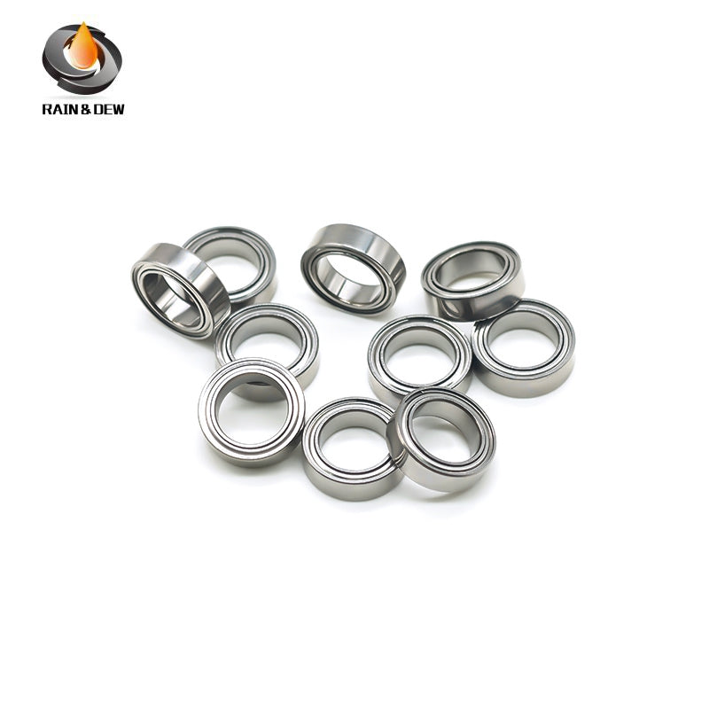 10Pcs MR128ZZ ABEC-9 Bearings, 8X12X3.5 mm High-Speed Nail Drill Handpiece Bearings - No Heat, Longer Life, More Stable & Smooth