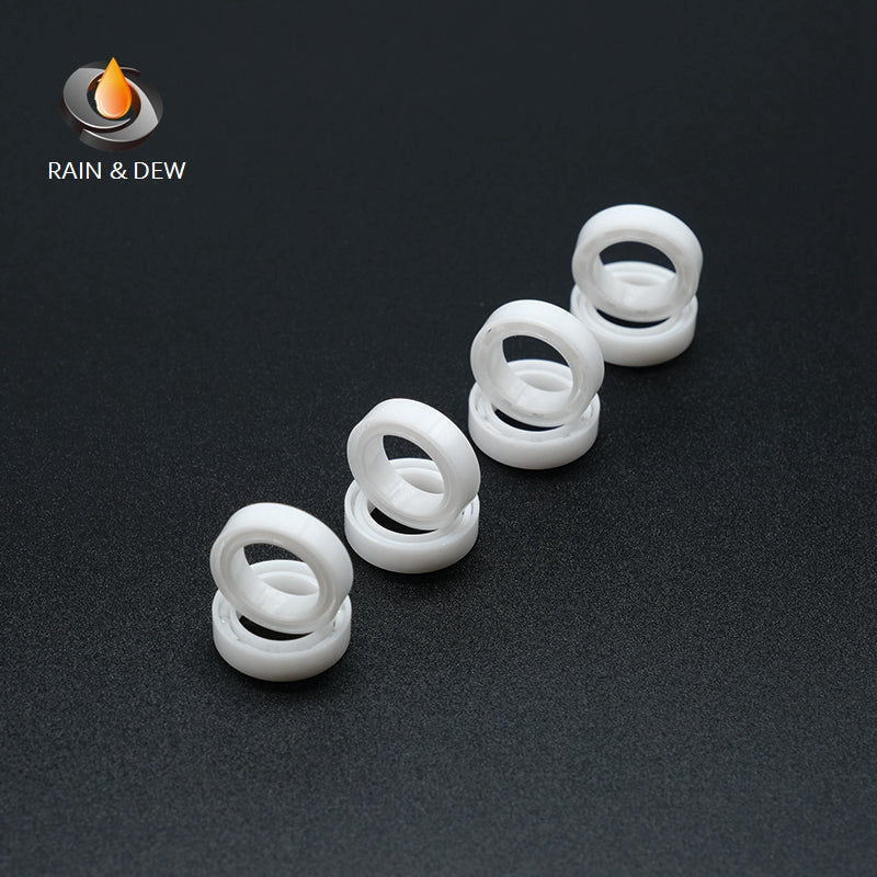 1/2Pcs  6700 CE  10*15*4mm Full Ceramic Bearing  ABEC-9 Zirconia Ceramic Deep Groove Ball Bearings for Fishing Reel