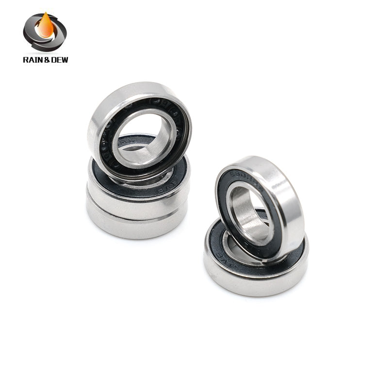 10PCS 6800RS CB 10x19x5mm Hybrid Ceramic Si3N4 Ball Bearing Bicycle Bottom Brackets & Spares Rear wheel 6800 2RS Bearings