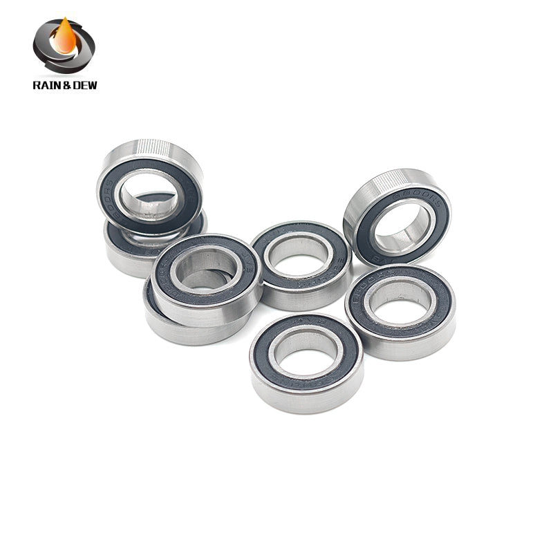 10pcs 6800 2RS Bearing 10x19x5 mm ABEC-7 Metric Thin Section 6800 RS Ball Bearings