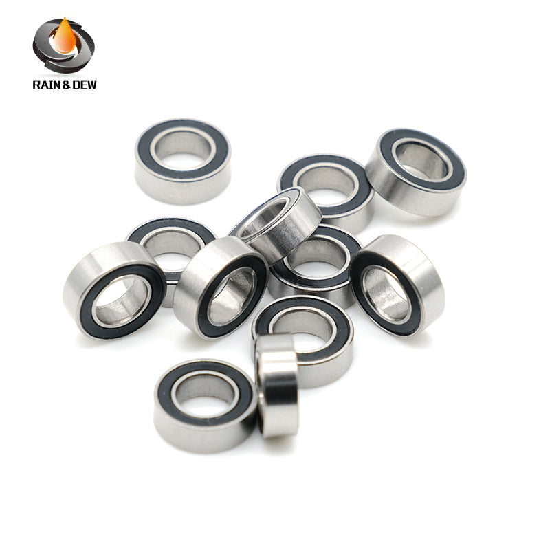 10PCS SMR85RS	5x8x2.5mm Bearing  ABEC-7  Stainless Steel Ball Bearings Black Rubber Sealed For Fishing or Tiny Model Toys
