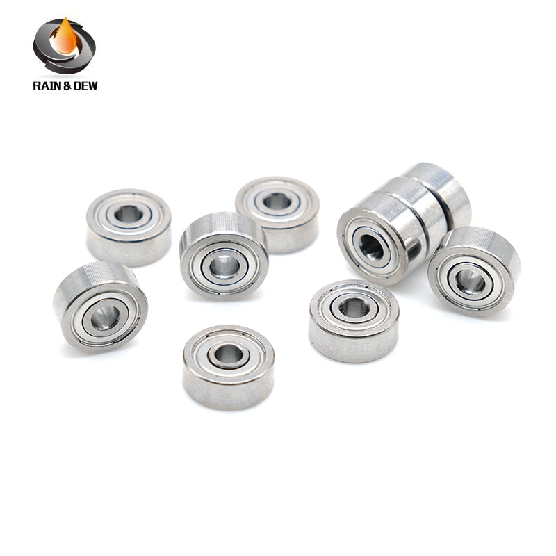 10Pcs 623ZZ ABEC-9 Bearings, 3x10x4 mm High-Speed Nail Drill Handpiece Bearings - No Heat, Longer Life, More Stable & Smooth