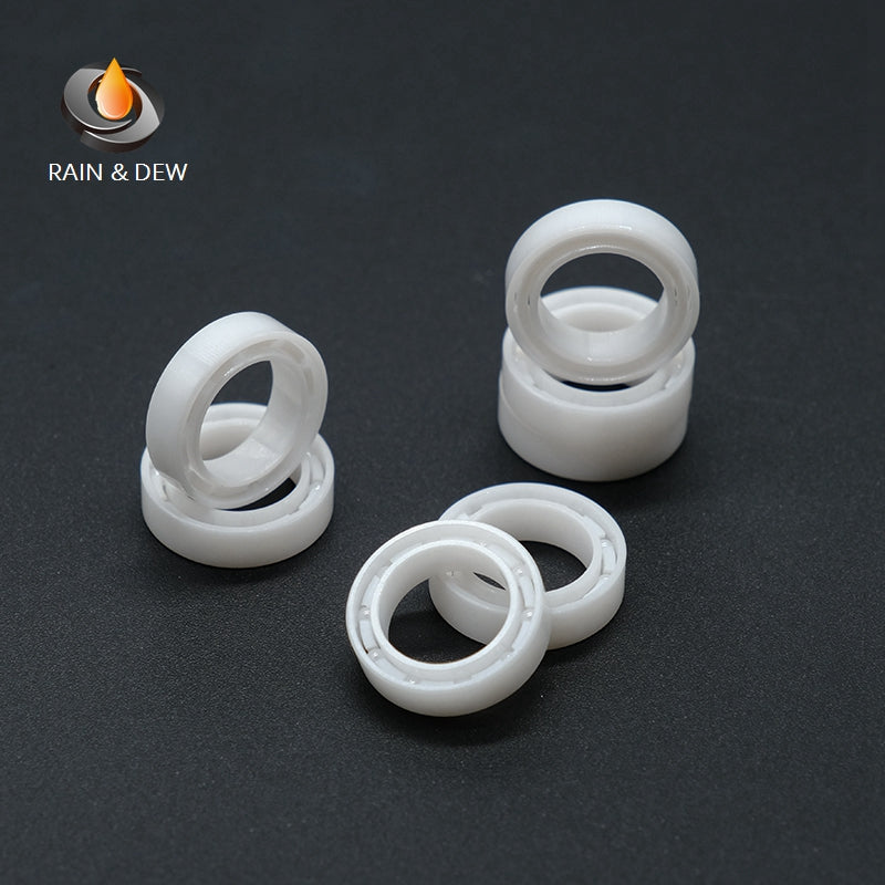 1/2Pcs  6700 CE  10*15*4mm Full Ceramic Bearing  ABEC-9 Zirconia Ceramic Deep Groove Ball Bearings for Fishing Reel