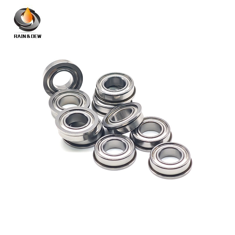 10PCS MF117ZZ 7X11X3mm Miniature Flange Bearings  ABEC-7 Double Metal Shielded,Chrome Steel for 3D Printers & Small Mechanisms