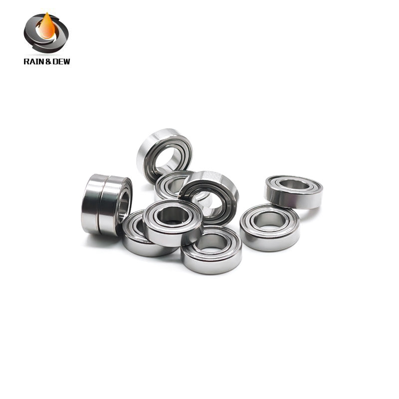 10PCS S687ZZW4	7X14X4mm  Stainless Bearing ABEC-9 Stainless Steel Ball Bearings Shielded High Precision 440C