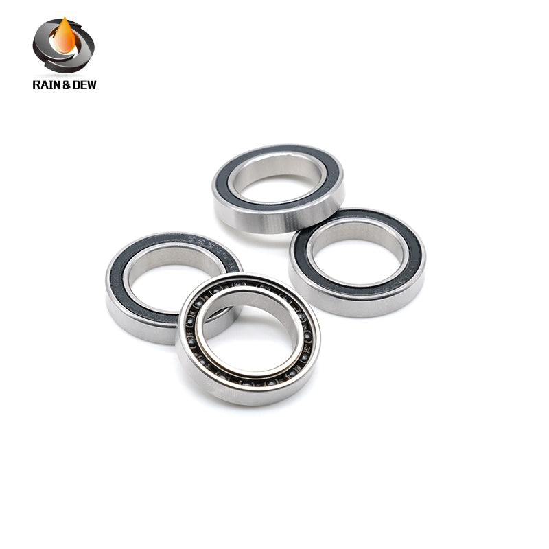 6PCS S6806RS CB 30x42x7mm Stainless Steel  Hybrid Ceramic Si3N4 Ball Bearing Bicycle Bottom Brackets & Spares Rear wheel S6806 2RS Bearings