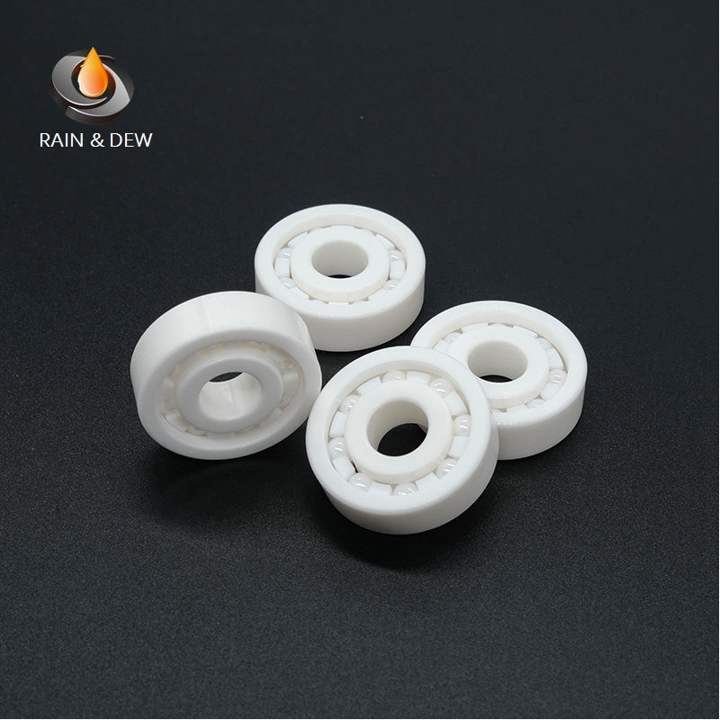 1/2Pcs  6200 CE  10*30*9mm Full Ceramic Bearing  ABEC-9 Zirconia Ceramic Deep Groove Ball Bearings for Fishing Reel