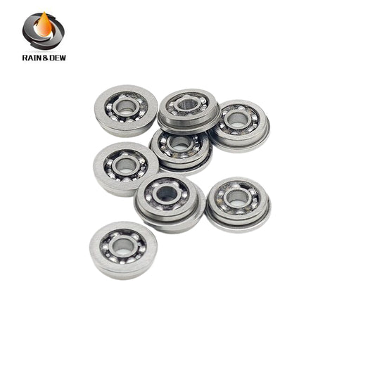 10PCS MF83OPEN 3x8x2.5 mm Flange Bearing Deep Groove Ball Bearing High Quality MF83 Open