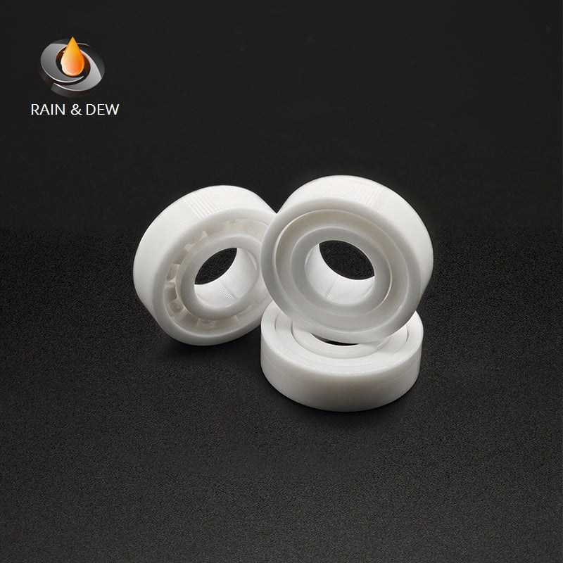 1/2Pcs  6204 CE  20*47*14mm Full Ceramic Bearing  ABEC-9 Zirconia Ceramic Deep Groove Ball Bearings for Fishing Reel