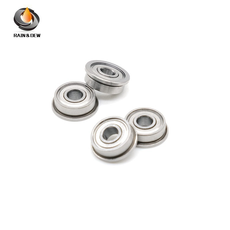 10Pcs FR2-5ZZ Flange Bearing 3.175X7.938X3.571mm ABEC-7 Inch Flanged FR2-5ZZ Ball Bearings