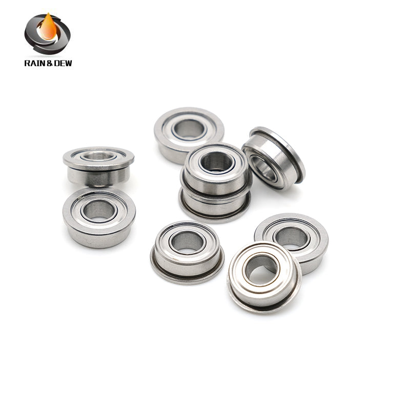 10PCS Precision F685ZZ Flanged Bearing with Shield 5X11X5 mm  for Easy Mounting & Positioning