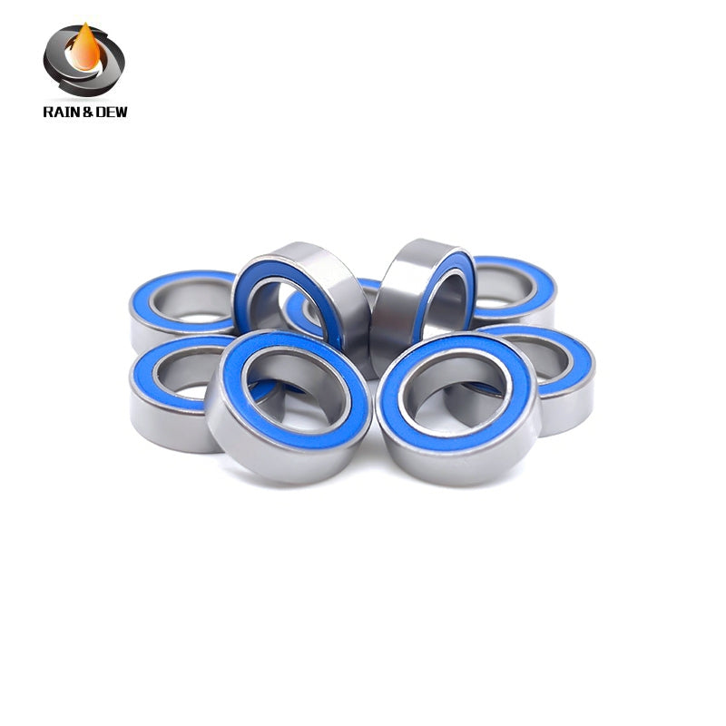MR106RS-Blue Bearing ABEC-7 (10PCS) 6x10x3 mm Miniature MR106-2RS Ball Bearings Blue Rubber Sealed