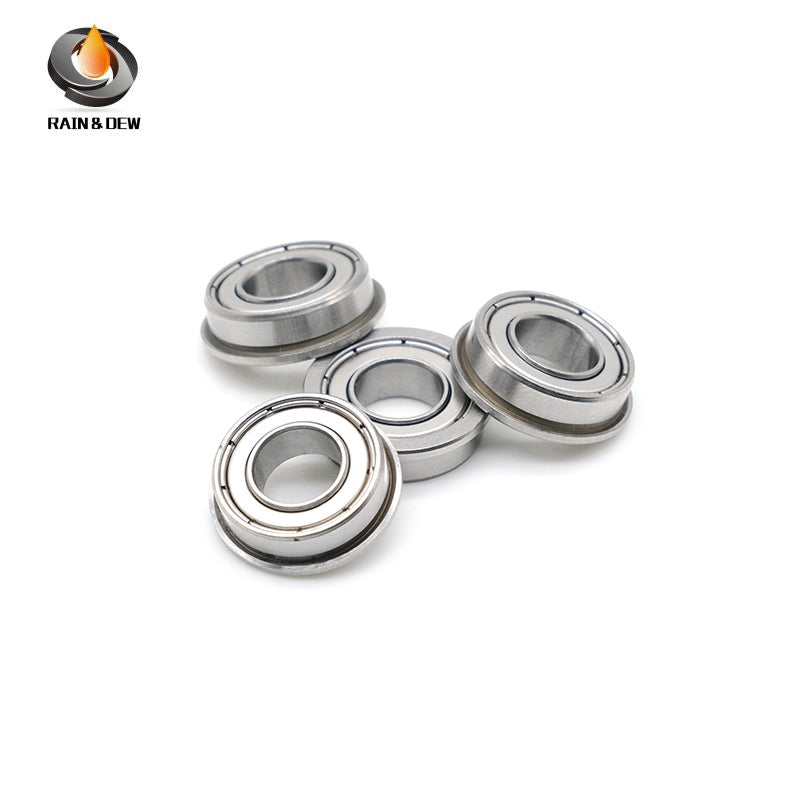 10PCS F687ZZ  7X14X5mm  Miniature Flange Bearings  ABEC-7 Double Metal Shielded,Chrome Steel for 3D Printers & Small Mechanisms