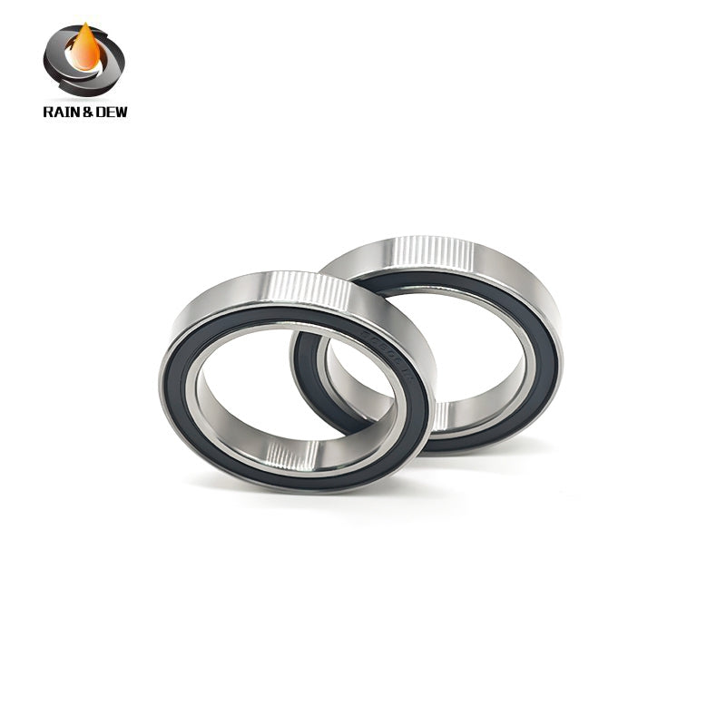 6PCS High-Precision ABEC-7  S6806RS  30x42x7mm Stainless Steel Body & Black Rubber Seals for Fishing Equipment