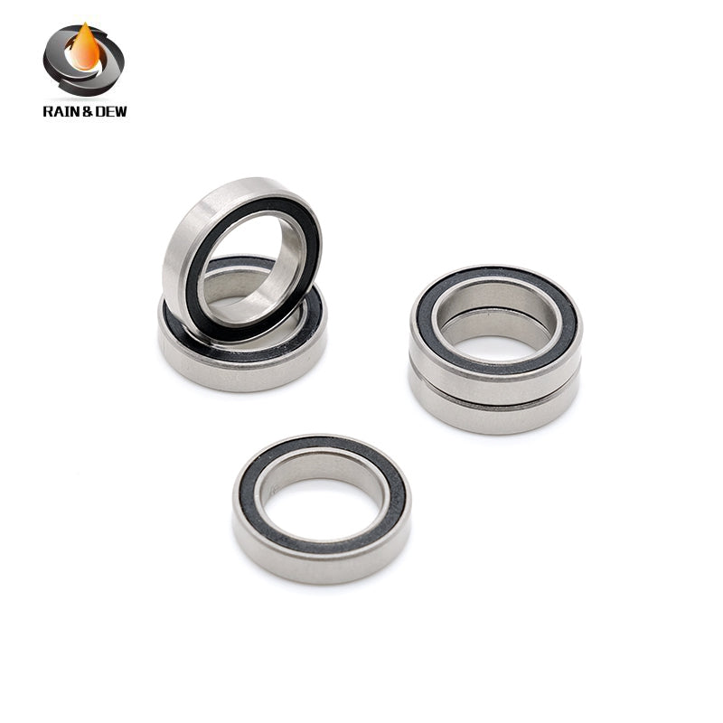 6701RS 12X18X4mm 10Pieces Bearing ABEC-7  Chrome Steel Ball Bearings With Black Rubber Seal 6701-2RS