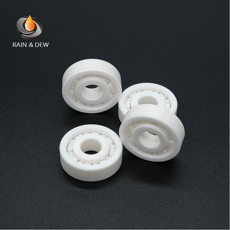 1/2Pcs  6200 CE  10*30*9mm Full Ceramic Bearing  ABEC-9 Zirconia Ceramic Deep Groove Ball Bearings for Fishing Reel