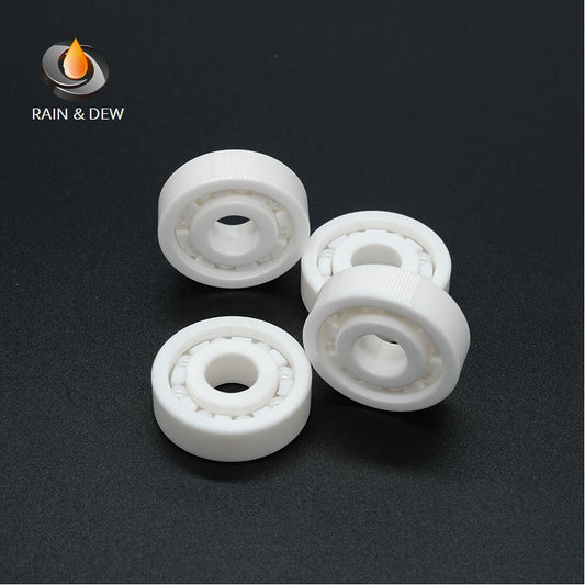 1/2Pcs  6202 CE  15X35X11mm Full Ceramic Bearing  ABEC-9 Zirconia Ceramic Deep Groove Ball Bearings for Fishing Reel