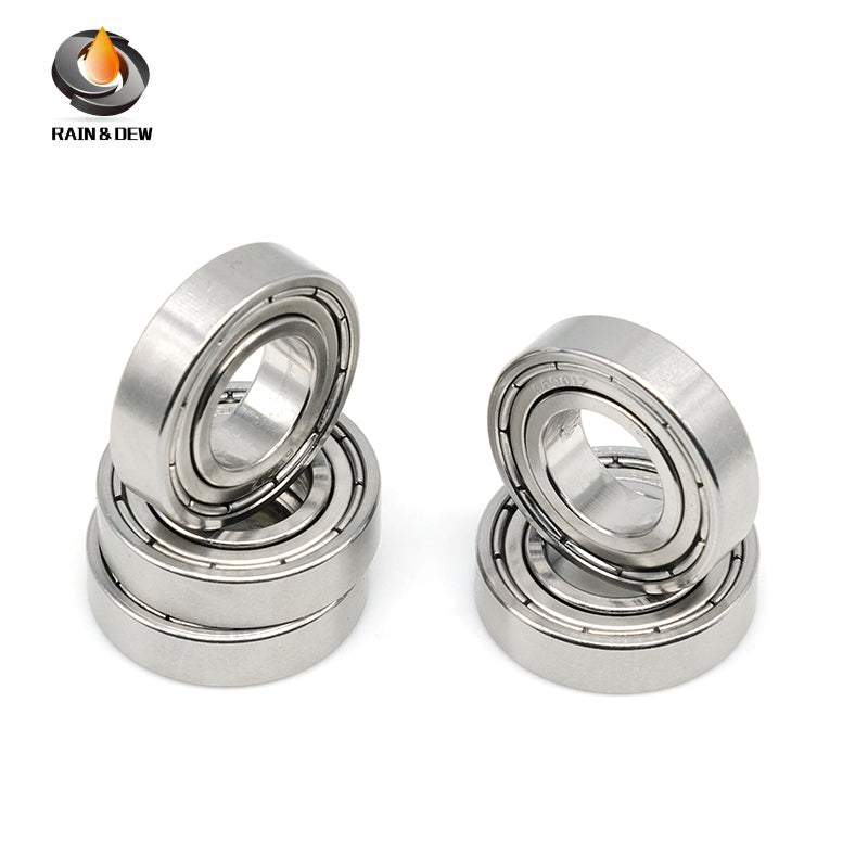 10PCS S6901ZZ  12x24x6 mm Stainless Bearing ABEC-9 Stainless Steel Ball Bearings Shielded High Precision 440C