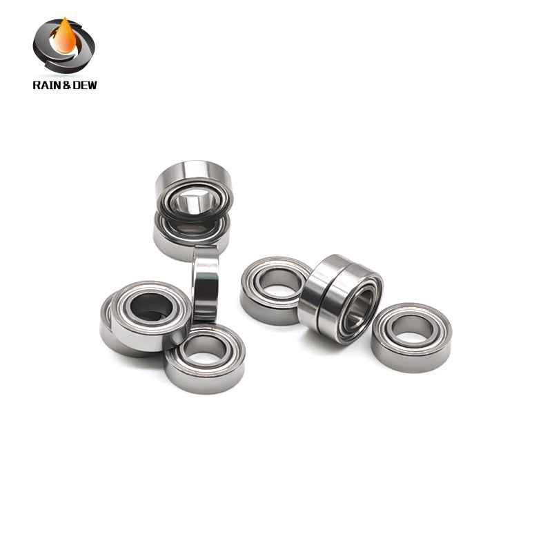 10Pcs  SMR105ZZW3	5X10X3mm  Stainless Steel  Bearing ABEC-9 Fishing Reel Bearing For DAIWA & SHIMANO &Abu Garcia Reel Handles