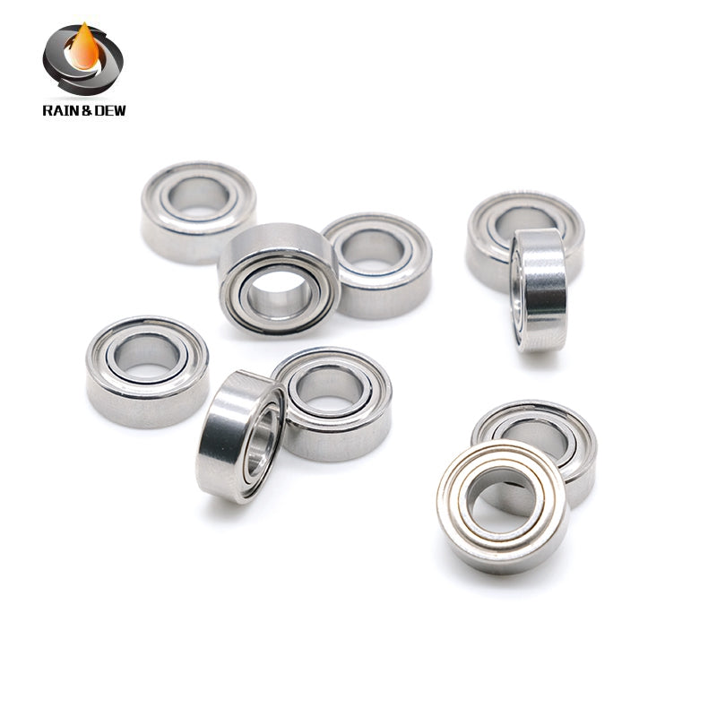 10PCS S687ZZ  7x14x5 mm  Stainless Bearing ABEC-9 Stainless Steel Ball Bearings Shielded High Precision 440C