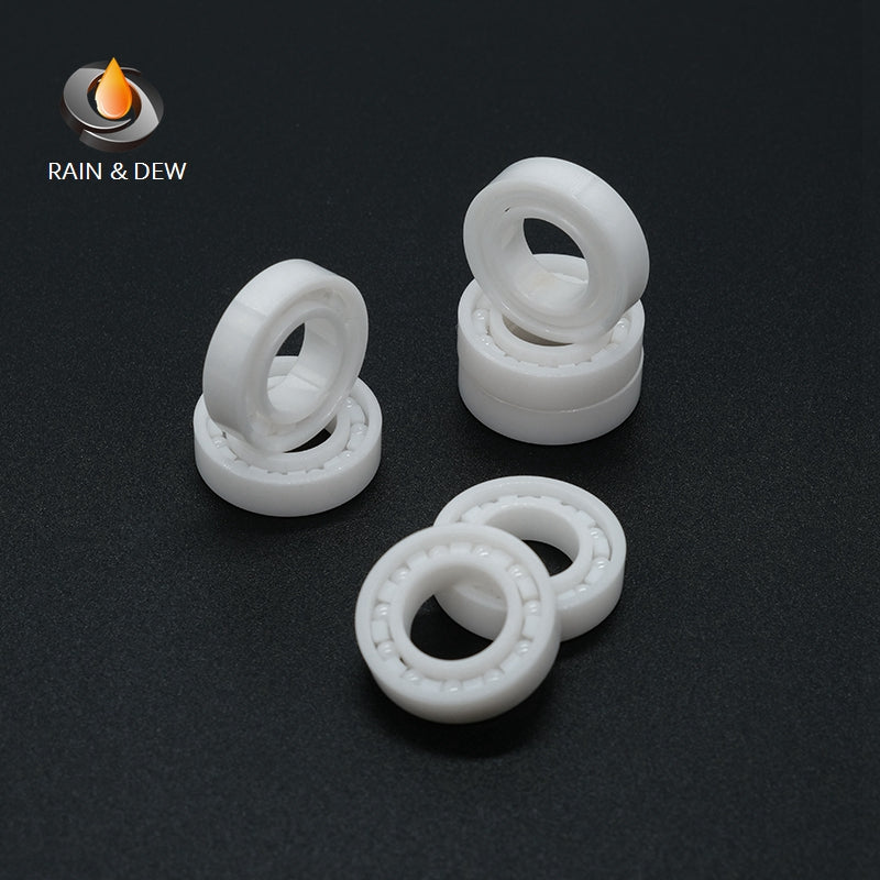 1/2Pcs 6800 CE  10*19*5mm Full Ceramic Bearing  ABEC-9 Zirconia Ceramic Deep Groove Ball Bearings for Fishing Reel